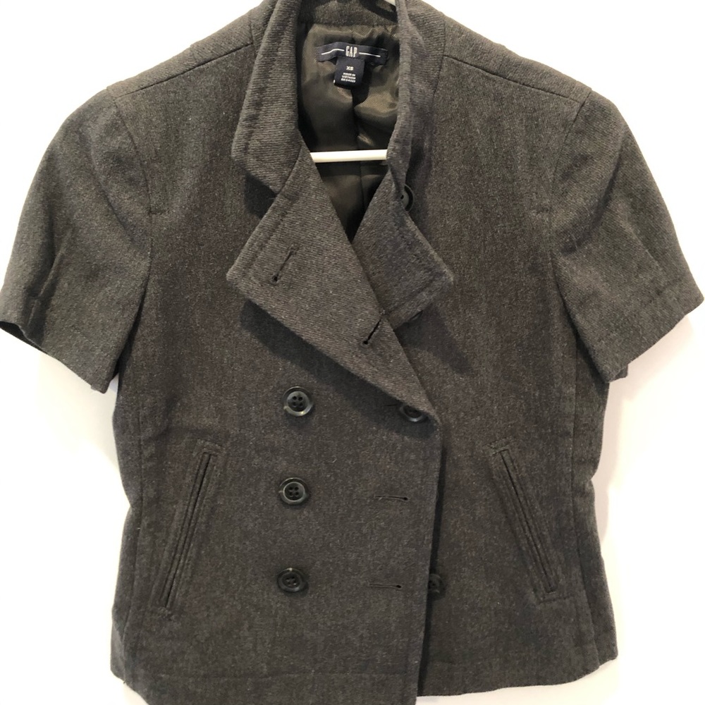 Gap Grey Cropped Jacket sz Small